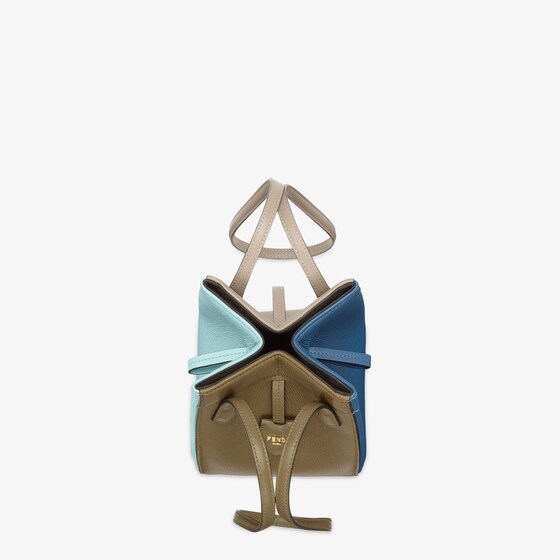 Fendi Origami Mini Multicolour Leather Mini Bag That Can Be Transformed - Image 5